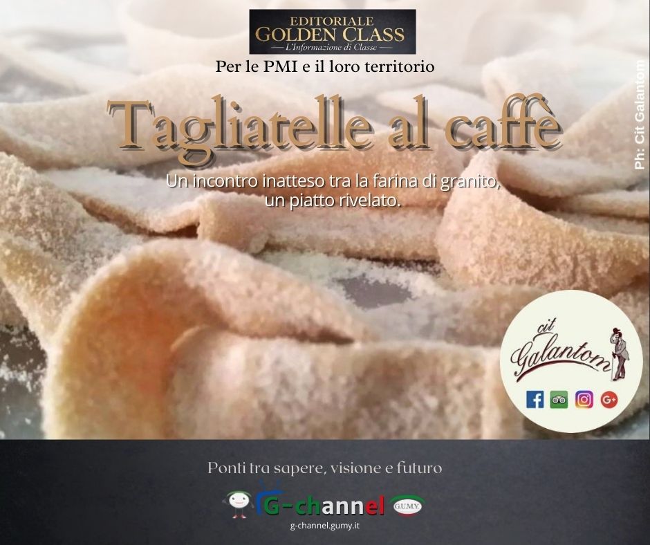 Tagliatelle al caffè: l’eleganza della farina di granito